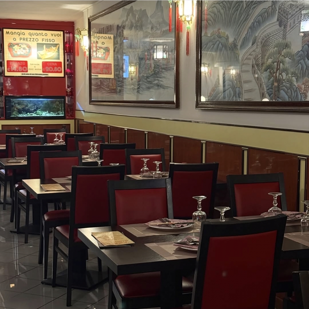 Sala interna del ristorante Shanghai